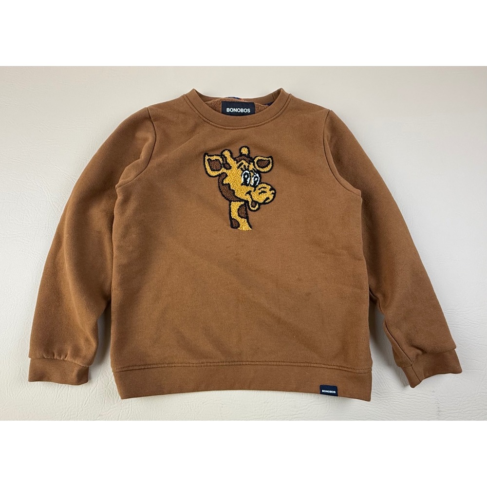 Retro Streetwear Sweatshirt Geoffrey Giraffe Patch Size‎ 10 Bonobos